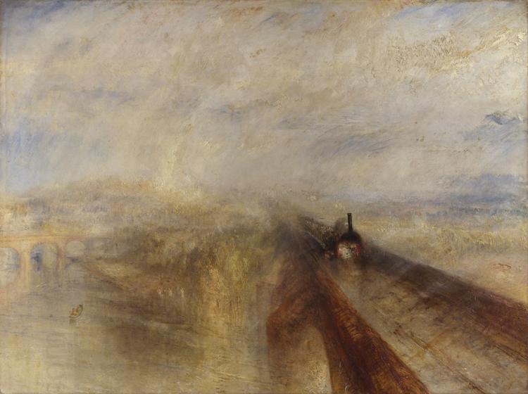Joseph Mallord William Turner Rain,Steam and Speed-The Great Western Railway (mk31) China oil painting art
